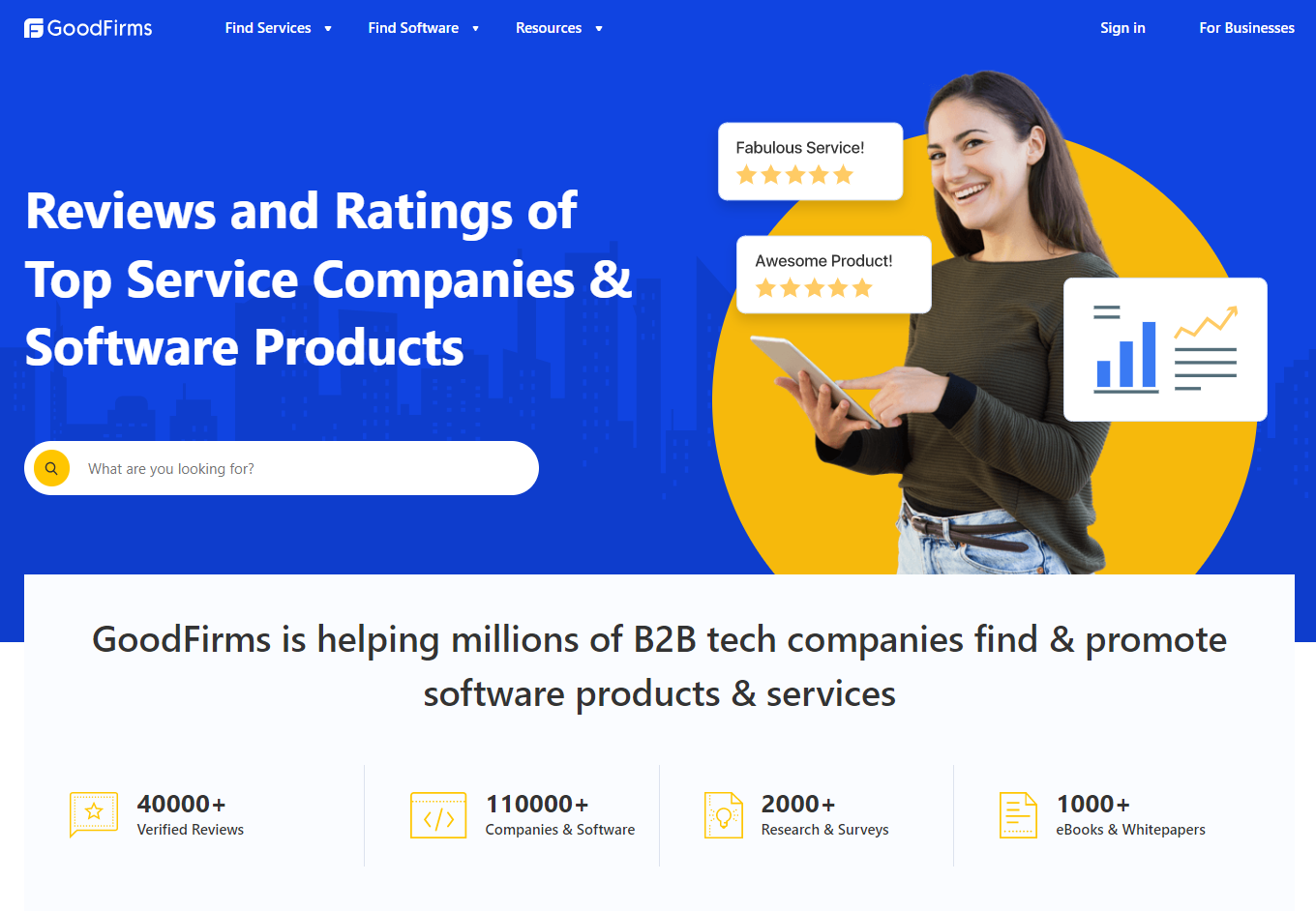 goodfirms website page