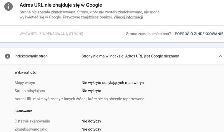 Jak sprawdzić, czy strona jest zaindeksowana w Google?