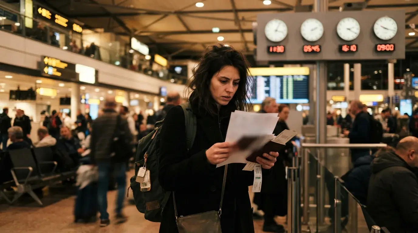 Eliminating date duration and time-zone contradictions in a visa cover letter and flight itinerary