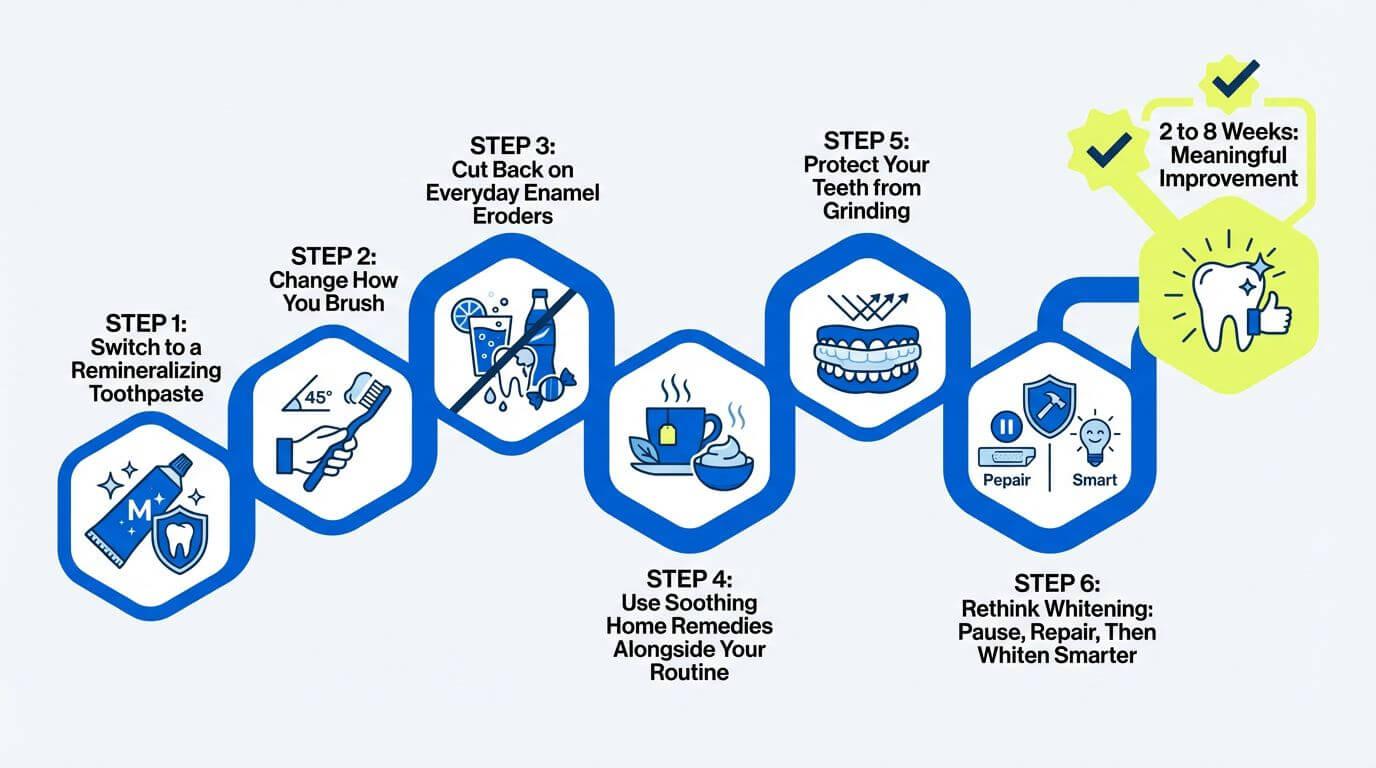 How to Fix Sensitive Teeth at Home (Step-by-Step)