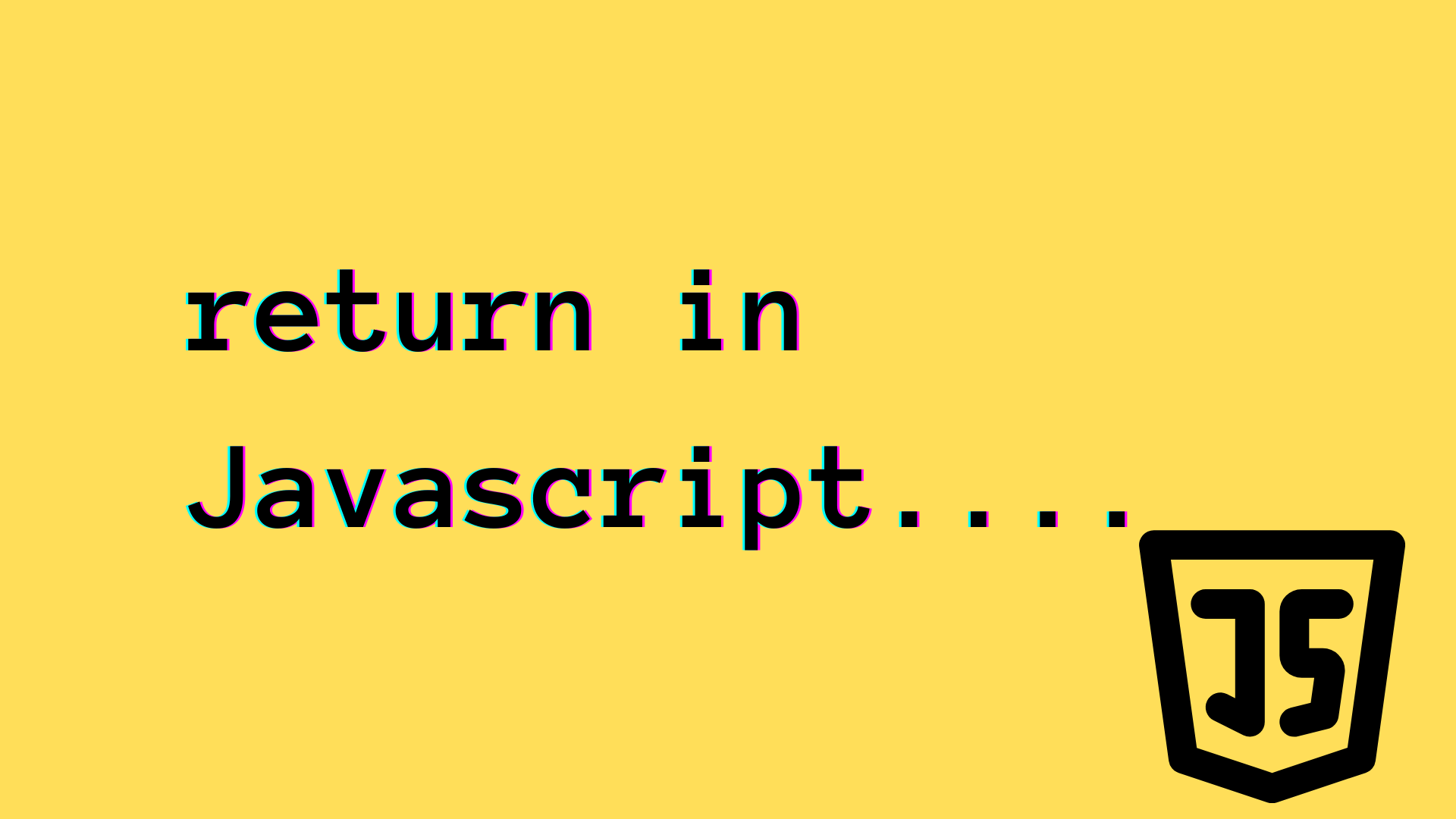 Return in JavaScript