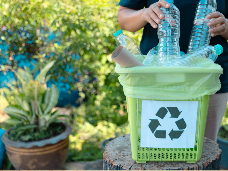 an illustration of reducing plastic waste 