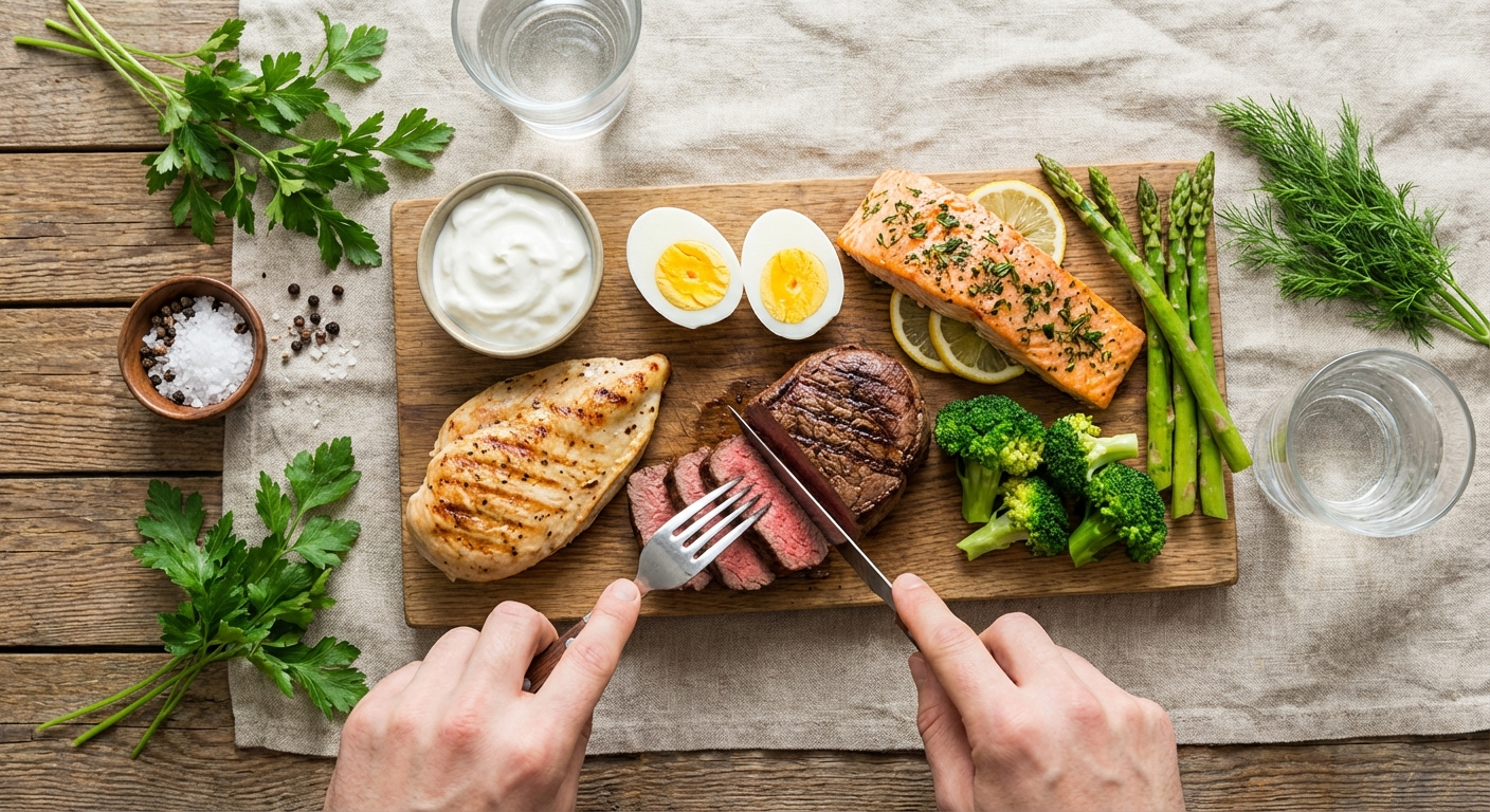 Co ma dużo białka wśród produktów spożywczych pochodzenia zwierzęcego.