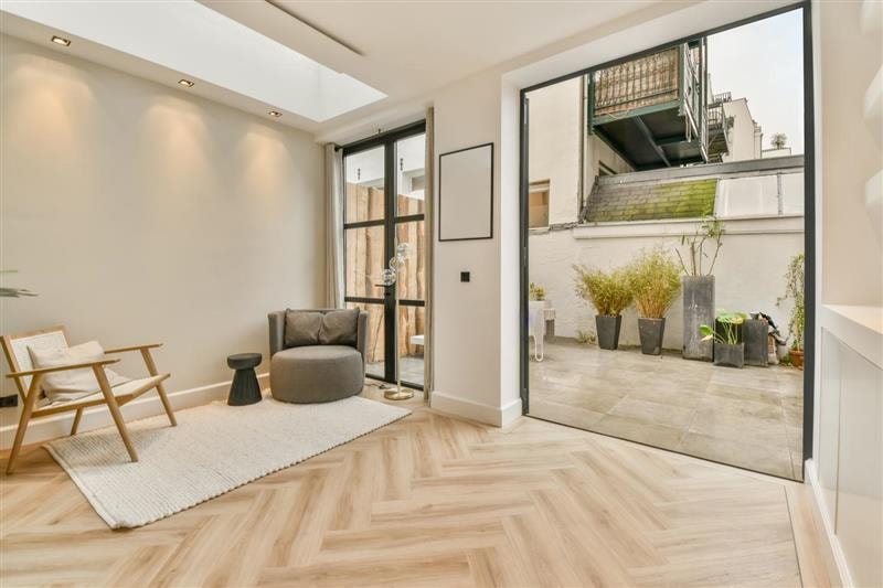 flat roof light with walk on glass