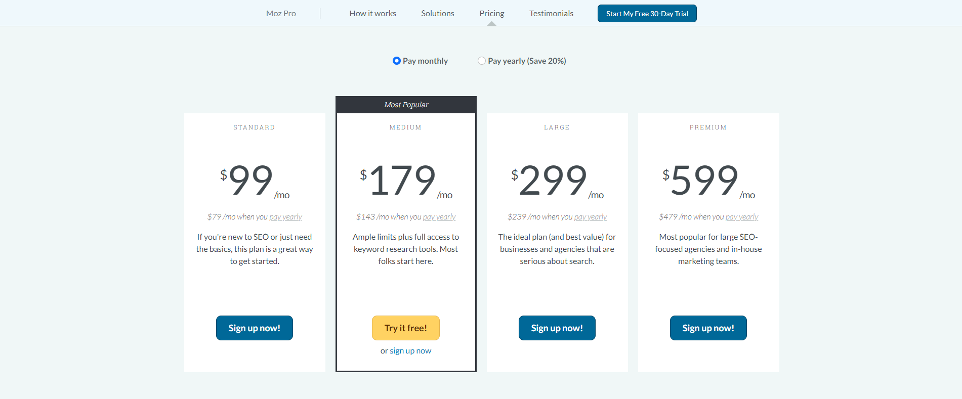 mozpro pricing