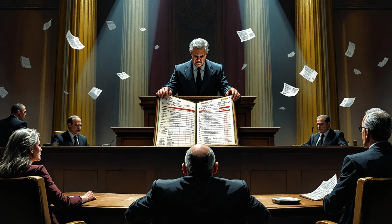 An illustration showing the audit process for a deceased person's taxes, emphasizing the steps involved.