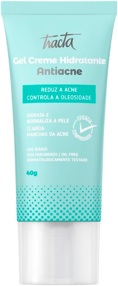 Gel hidratante antiacne da Tracta. Fonte da imagem: site oficial da marca. 