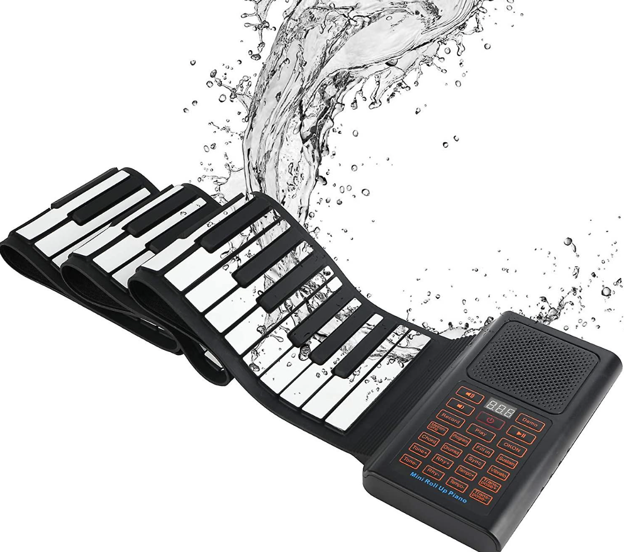 waterproof silicone piano keys