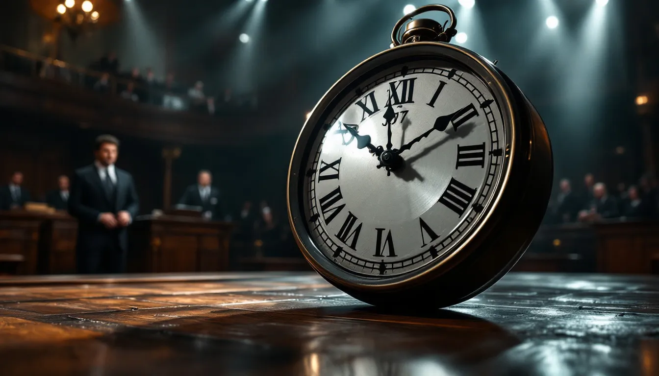 A clock symbolizing the importance of acting quickly after a truck accident.
