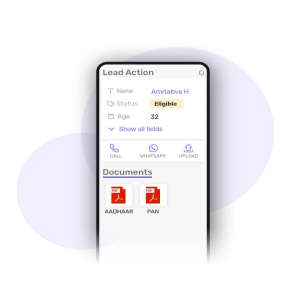 In Telecrm, all calls, messages, tasks and notes are logged automatically against the lead’s profile in single place