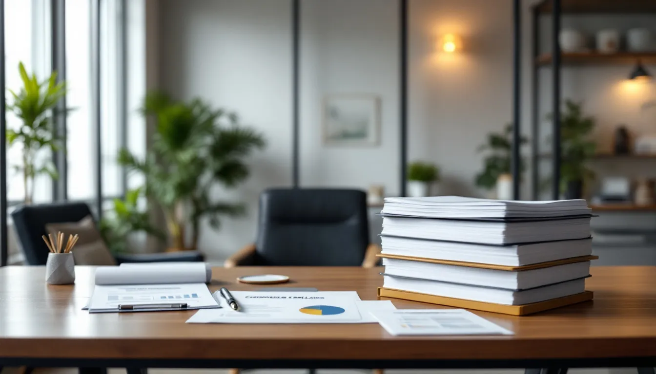 A visual representation of a comprehensive estate plan with various legal documents.