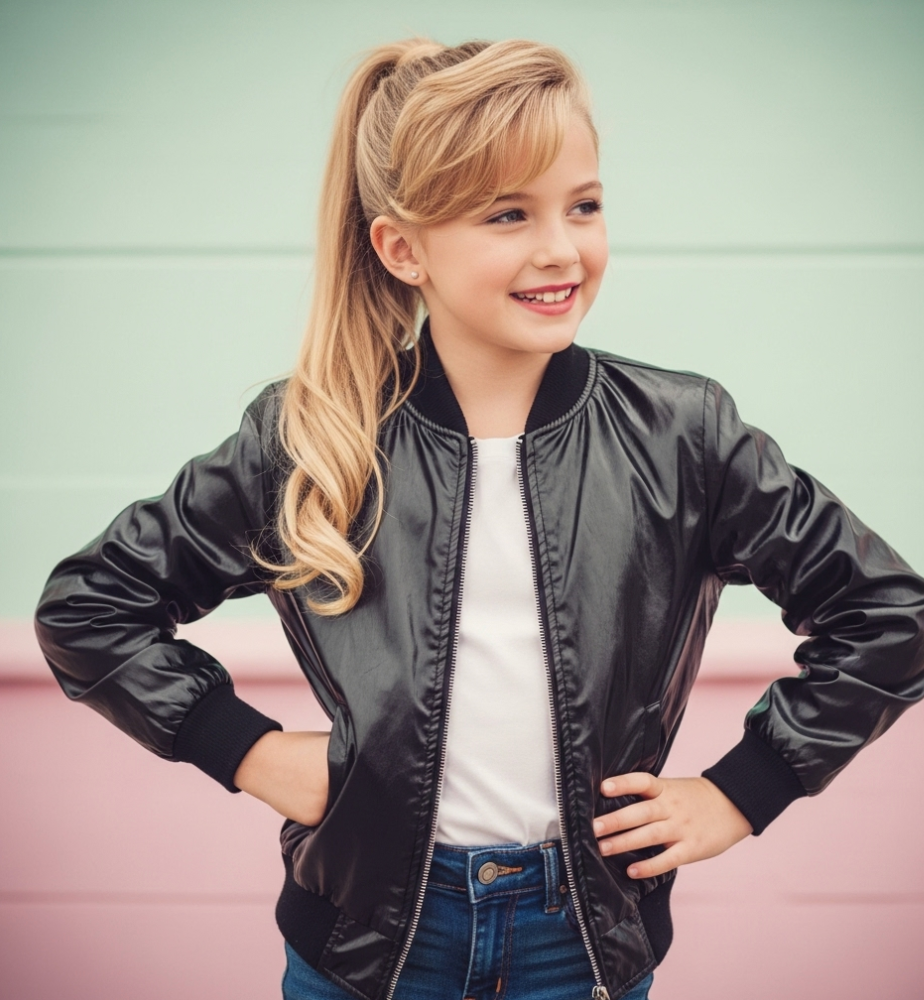 Halloween costume- Grease costume for your child, girls look so cute in this theme. Can dress as a pink lady too