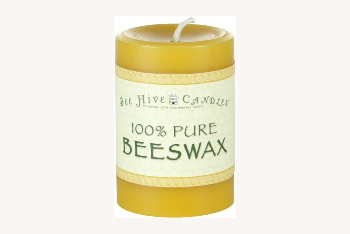 beeswax candles with no harmful additives