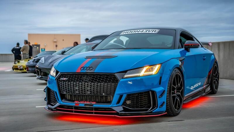 LED Headlights in an Audi