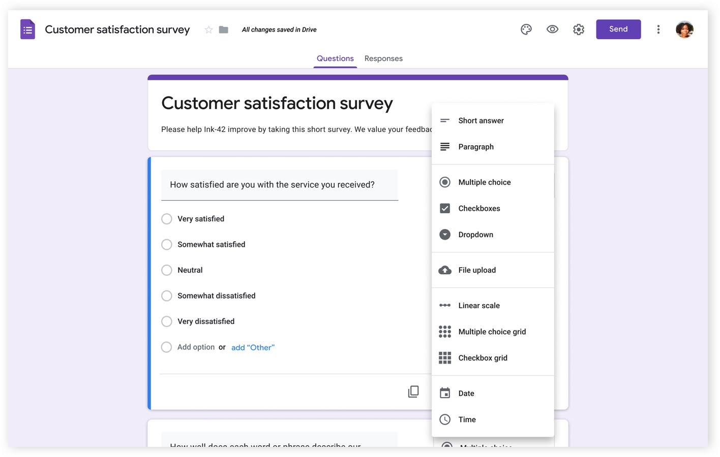 Google Forms: Online Form Creator