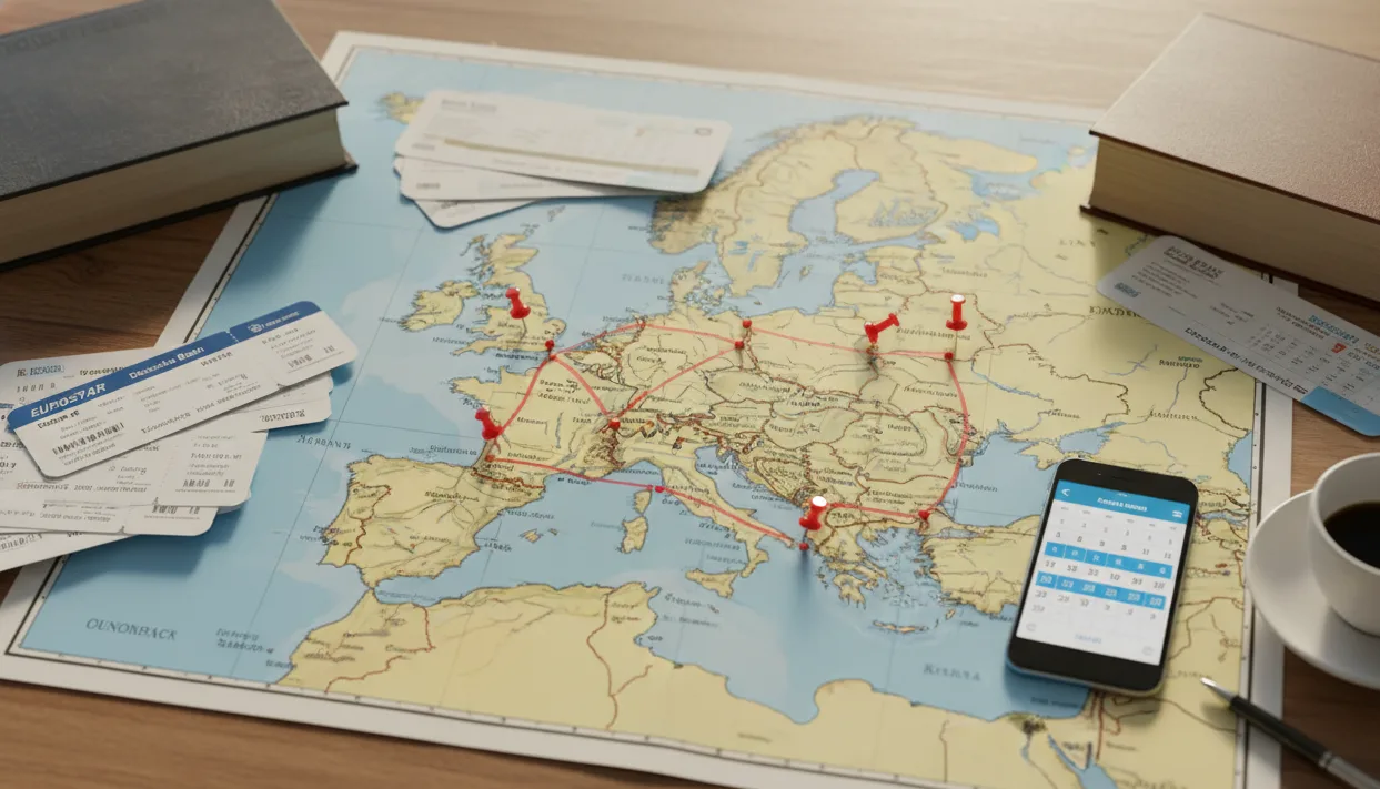 Tying documents together with dummy ticket for cohesive Schengen visa story