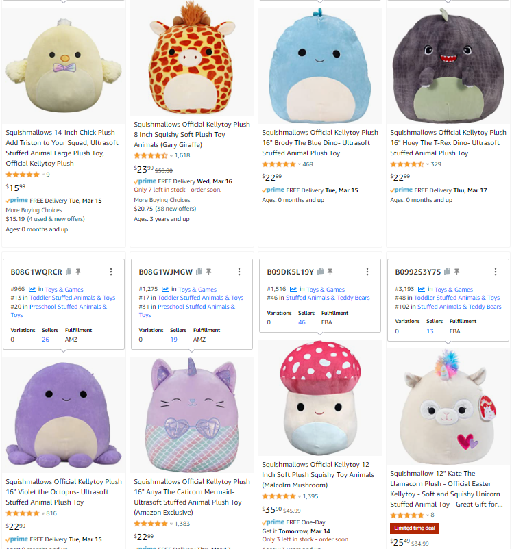 Squishmallow Amazon