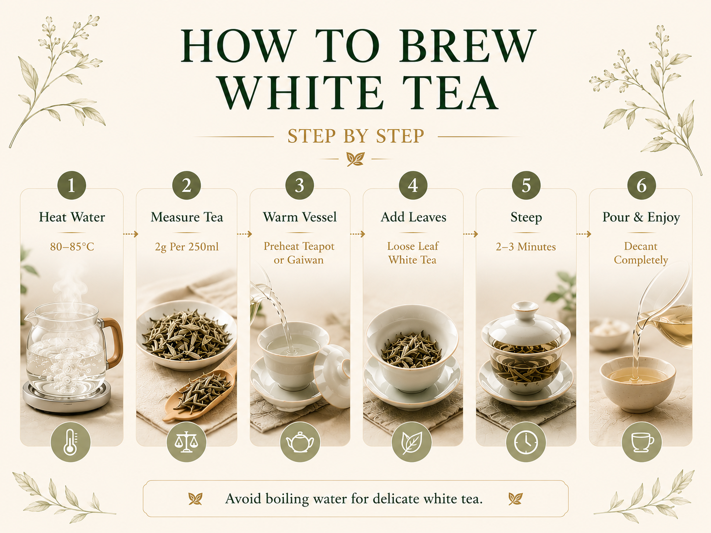 HOW TO BREW WHITE TEA