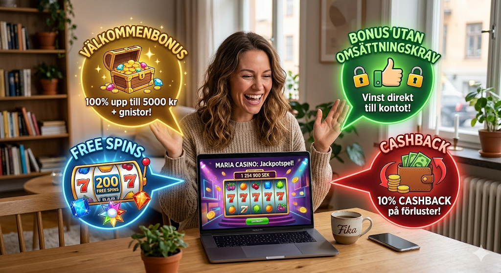 Casino bonusar hos mobilcasino med free spins och cashback som ger mer vinster nästa gång tillsammans med jackpot spel