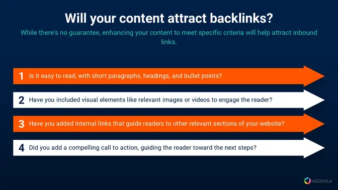 content attract backlinks