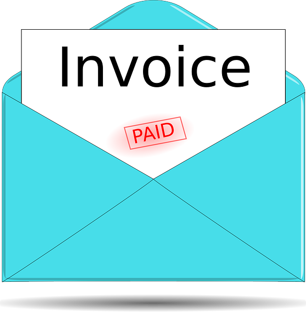 invoice, bill, envelope