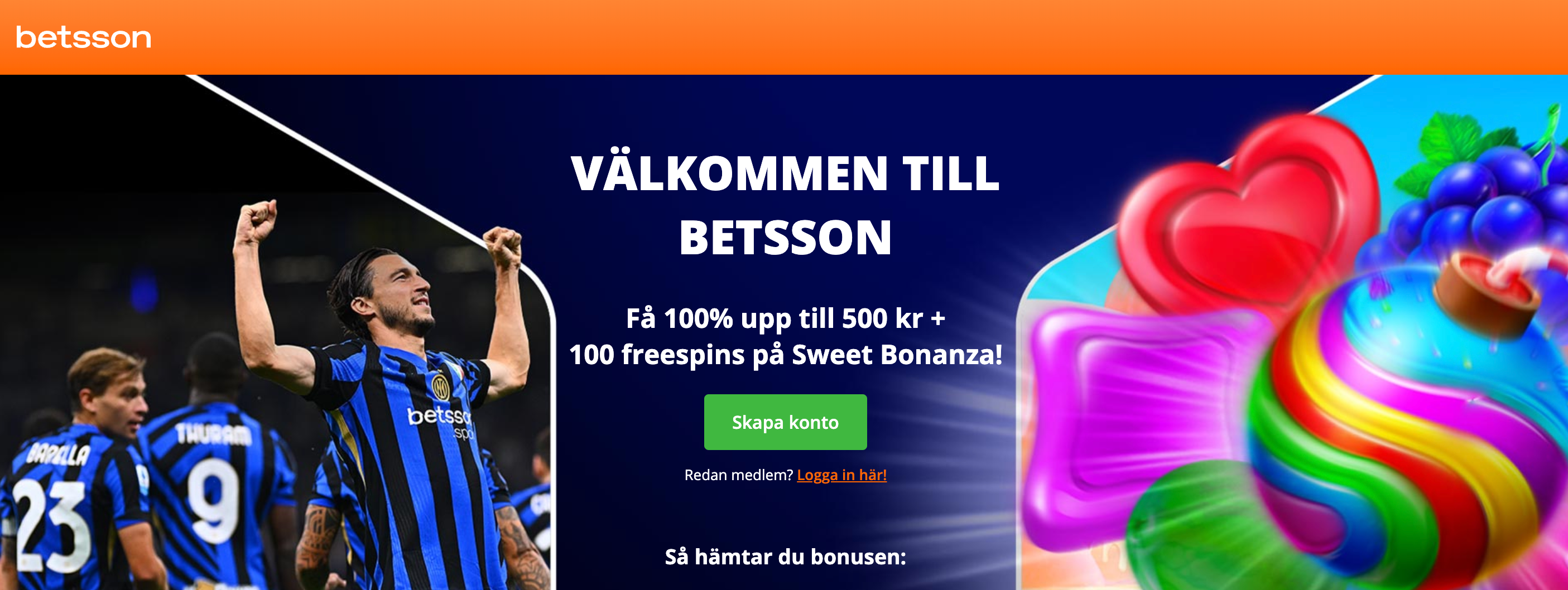 Betsson med oddsbonus