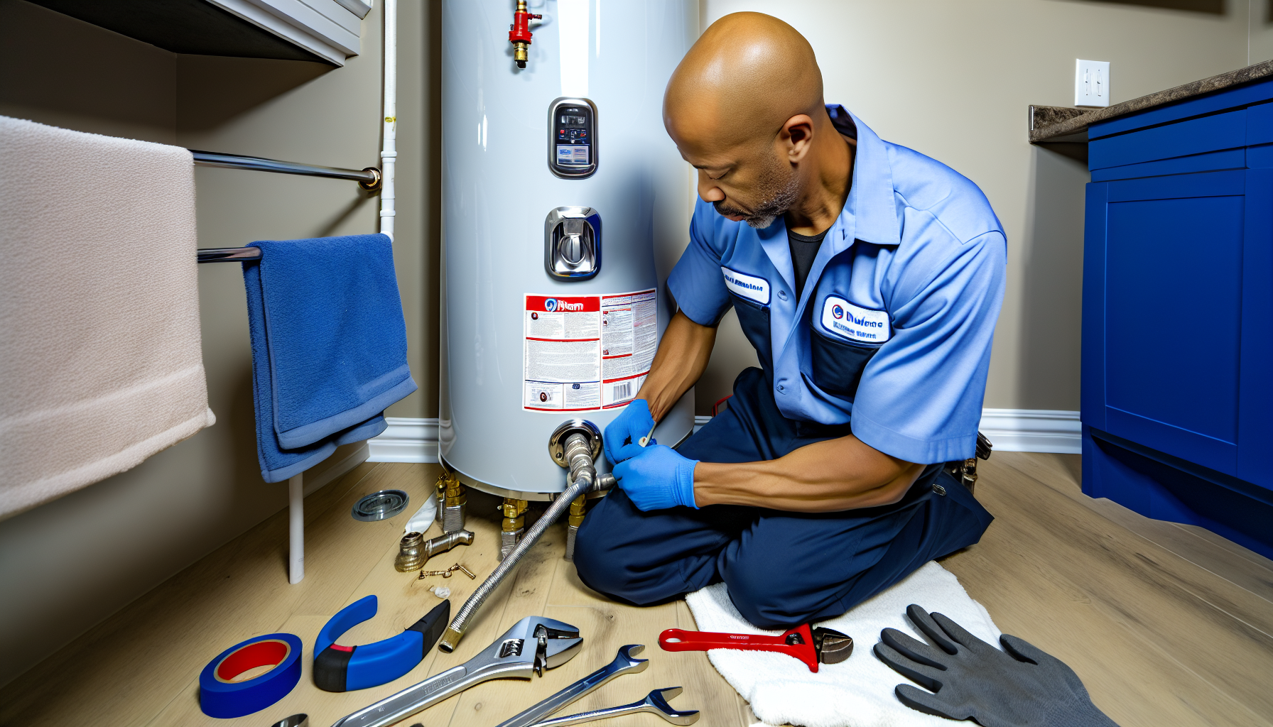 Professional installation, maintenance, and repair of Rheem hot water systems