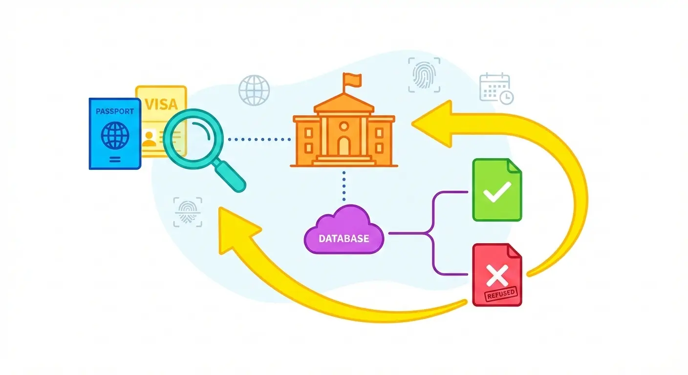 What Officers Can Actually See About Your Prior Visa Refusals