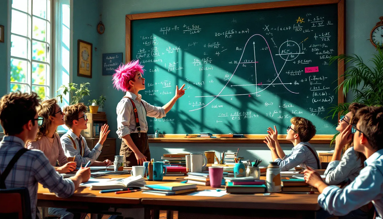 An illustration of advanced GCSE maths questions, including quadratic graphs.