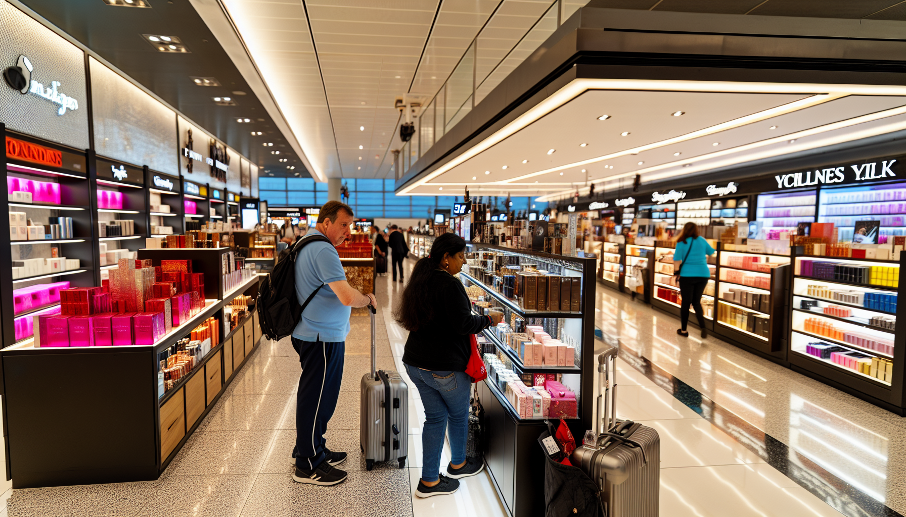 Duty-free shopping at JFK Terminal 7