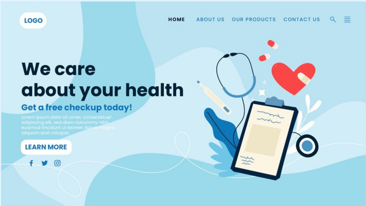 Healthcare website