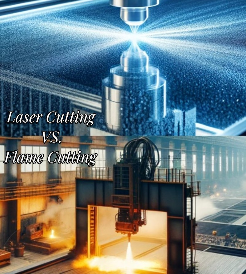 Laser vs. Flame Cutting