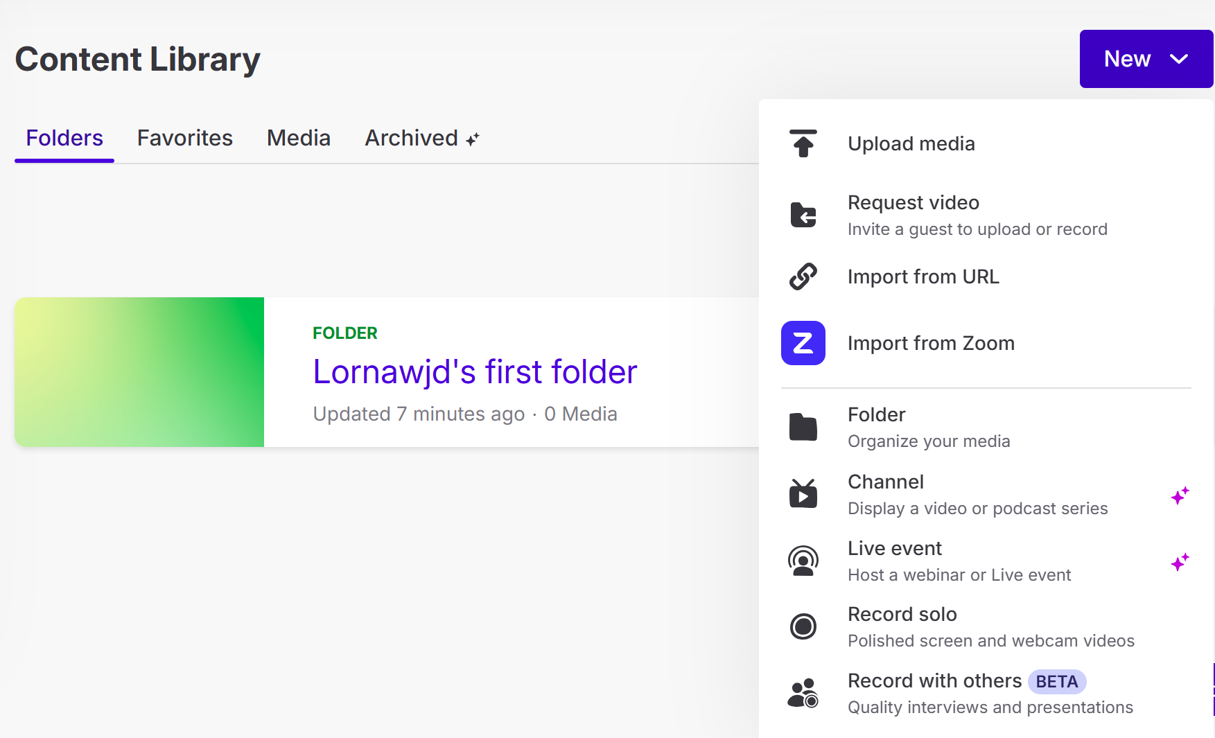 Wistia features