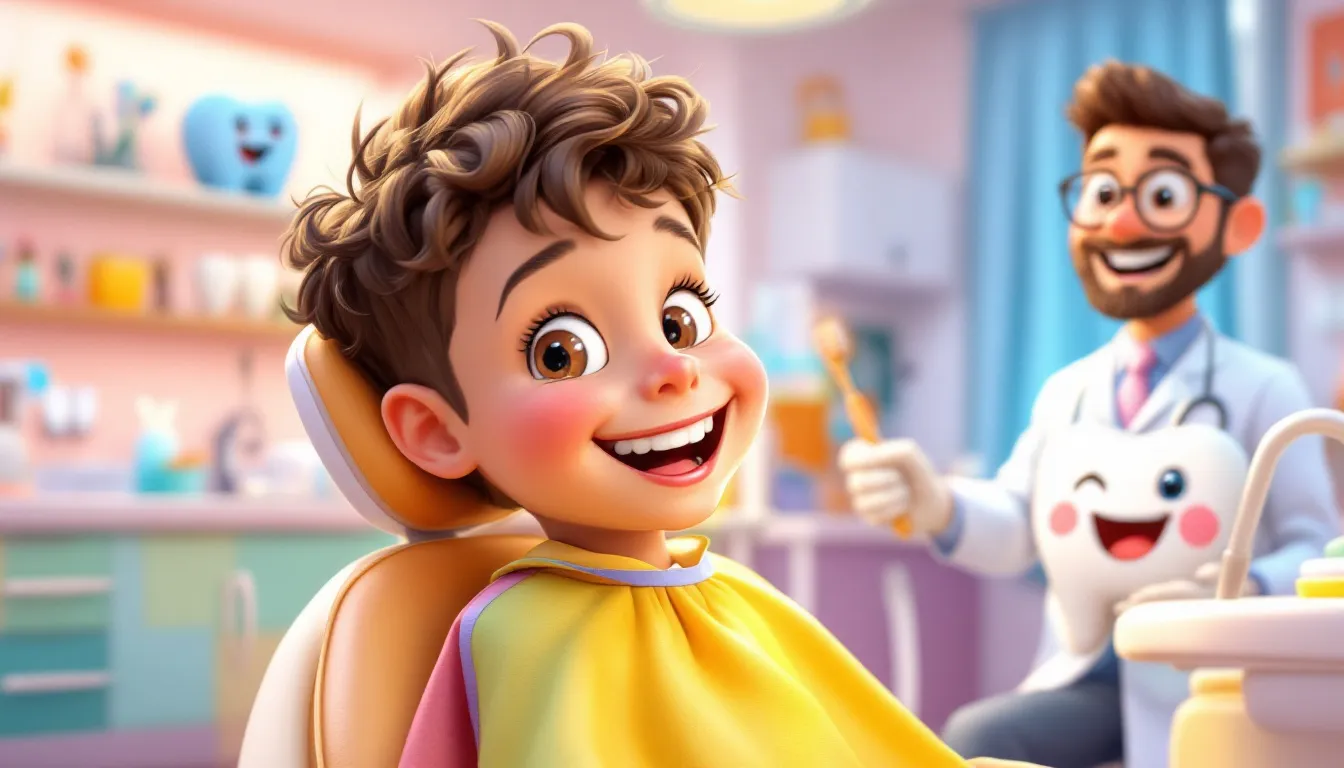A happy child showcasing a healthy smile after regular dental checkups.