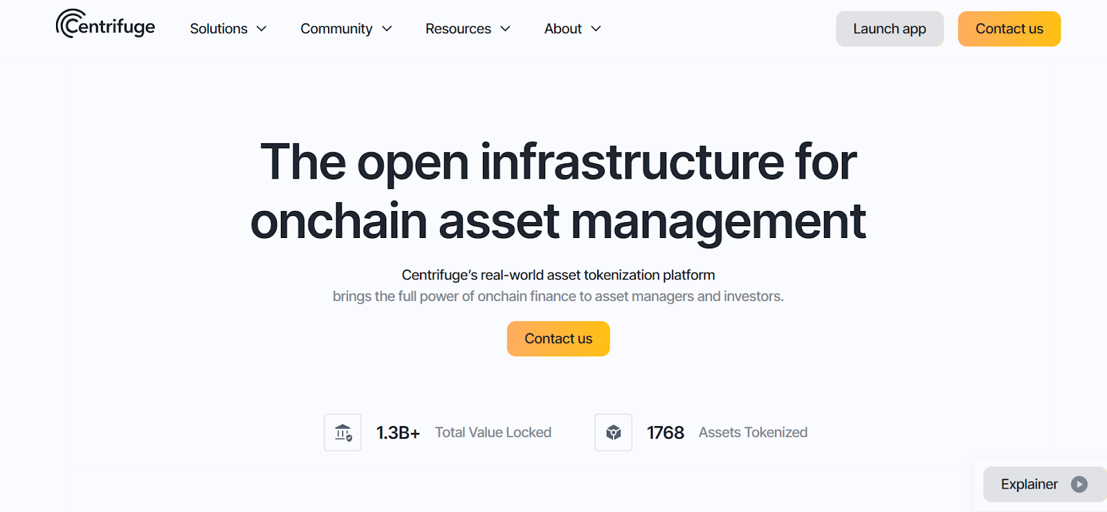 What Is Centrifuge (CFG)?