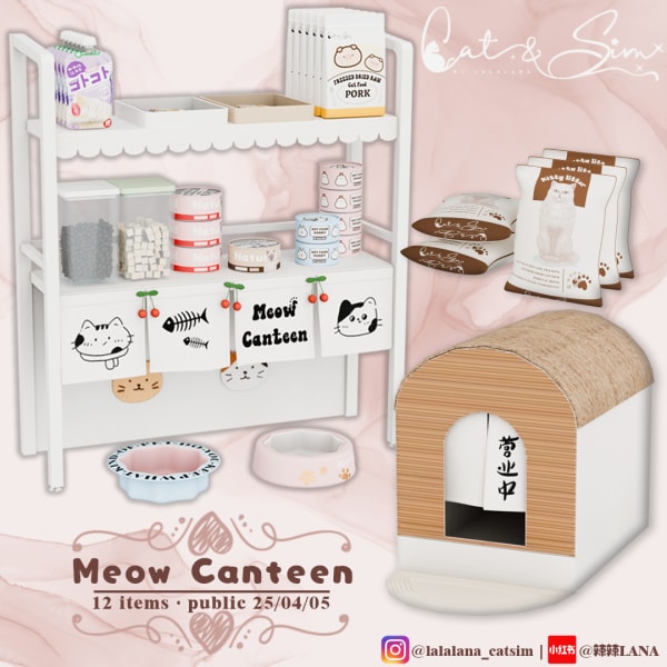 Meow Canteen Set