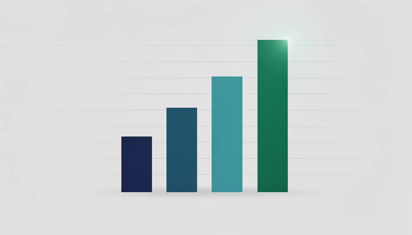 An abstract image of an ascending bar chart symbolizes investment growth, highlighting the upward trend in wealth accumulation and financial success. This visual representation can relate to various investment strategies, including permanent life insurance and whole life insurance, showcasing the importance of effective management in building cash value over time.