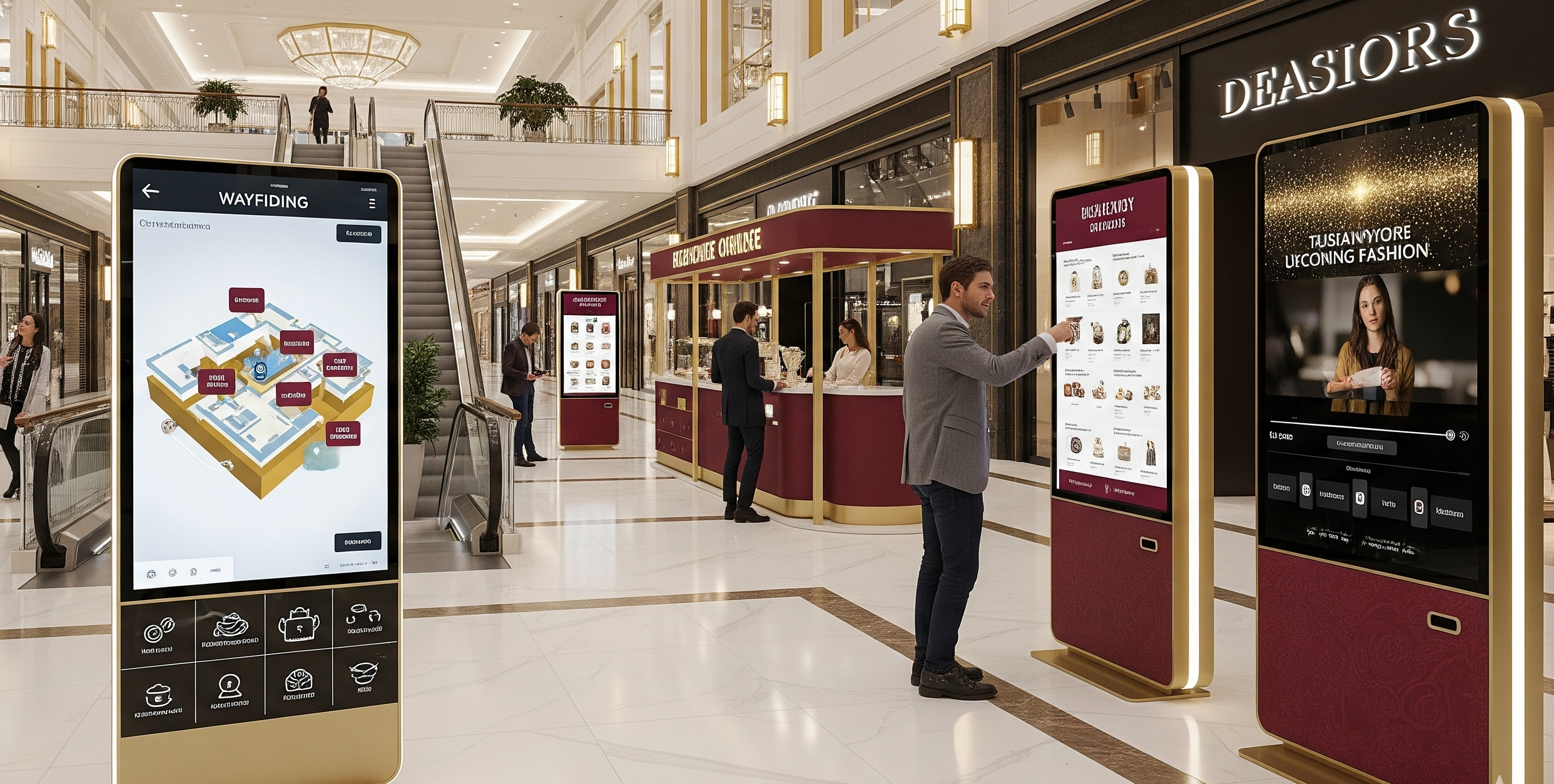 choose the right interactive kiosk for your mall
