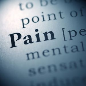 Dictionary picture of the word pain