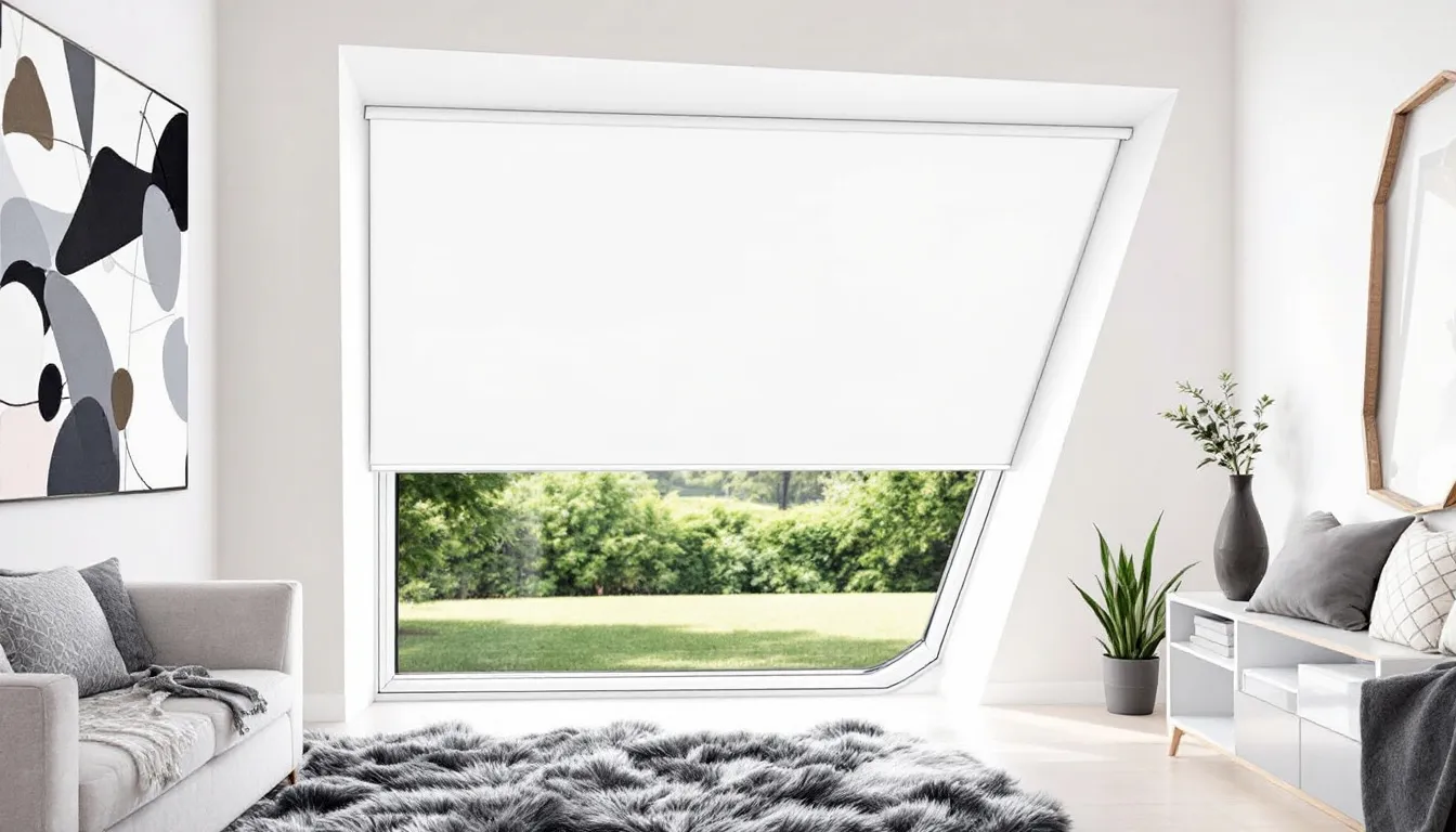 Versatile roller shades for unusual window shapes.