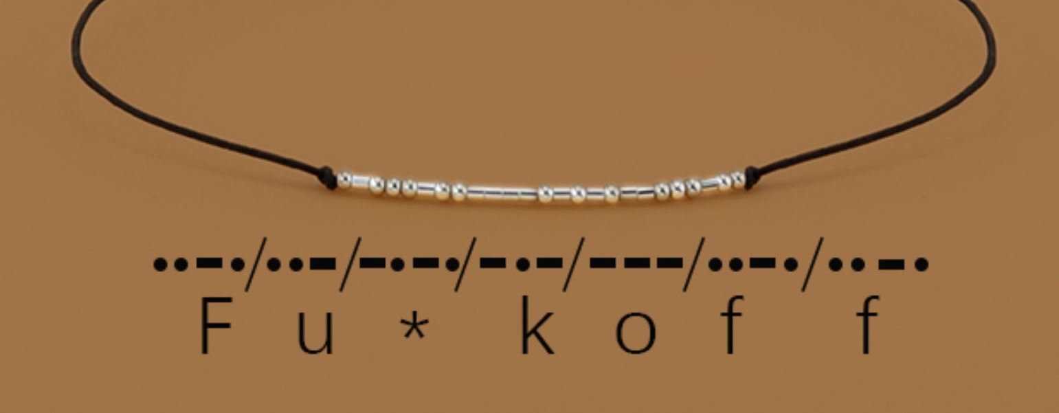 morse code bracelet