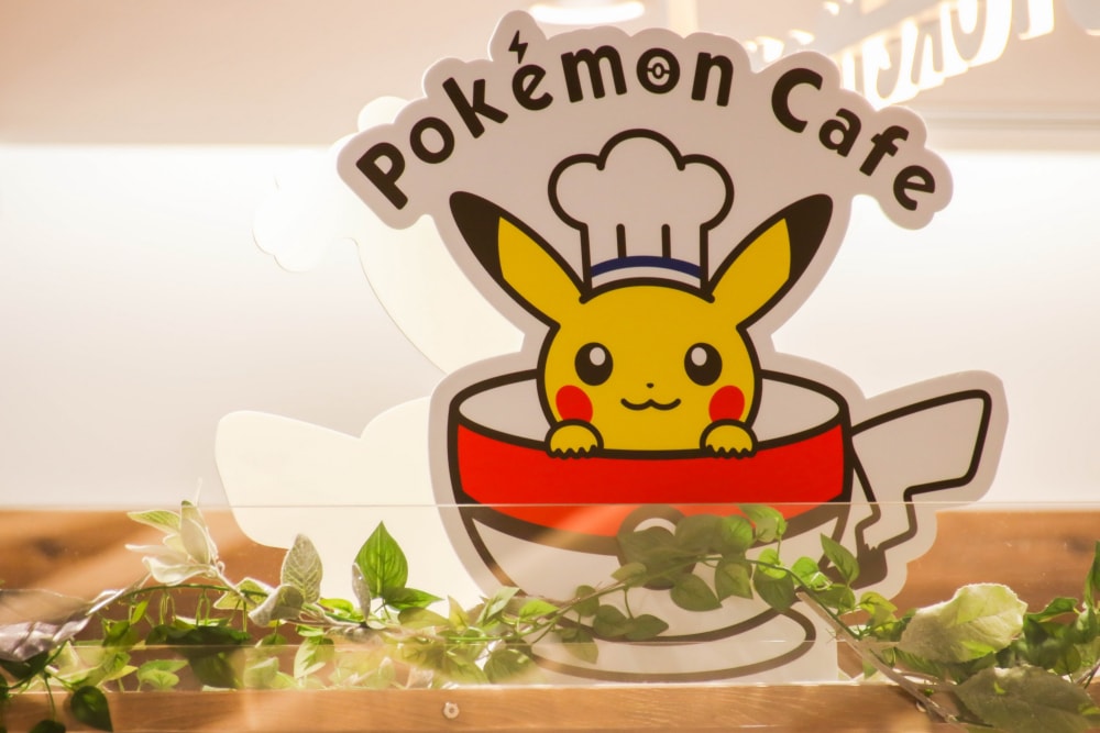 Pokémon Cafe sign