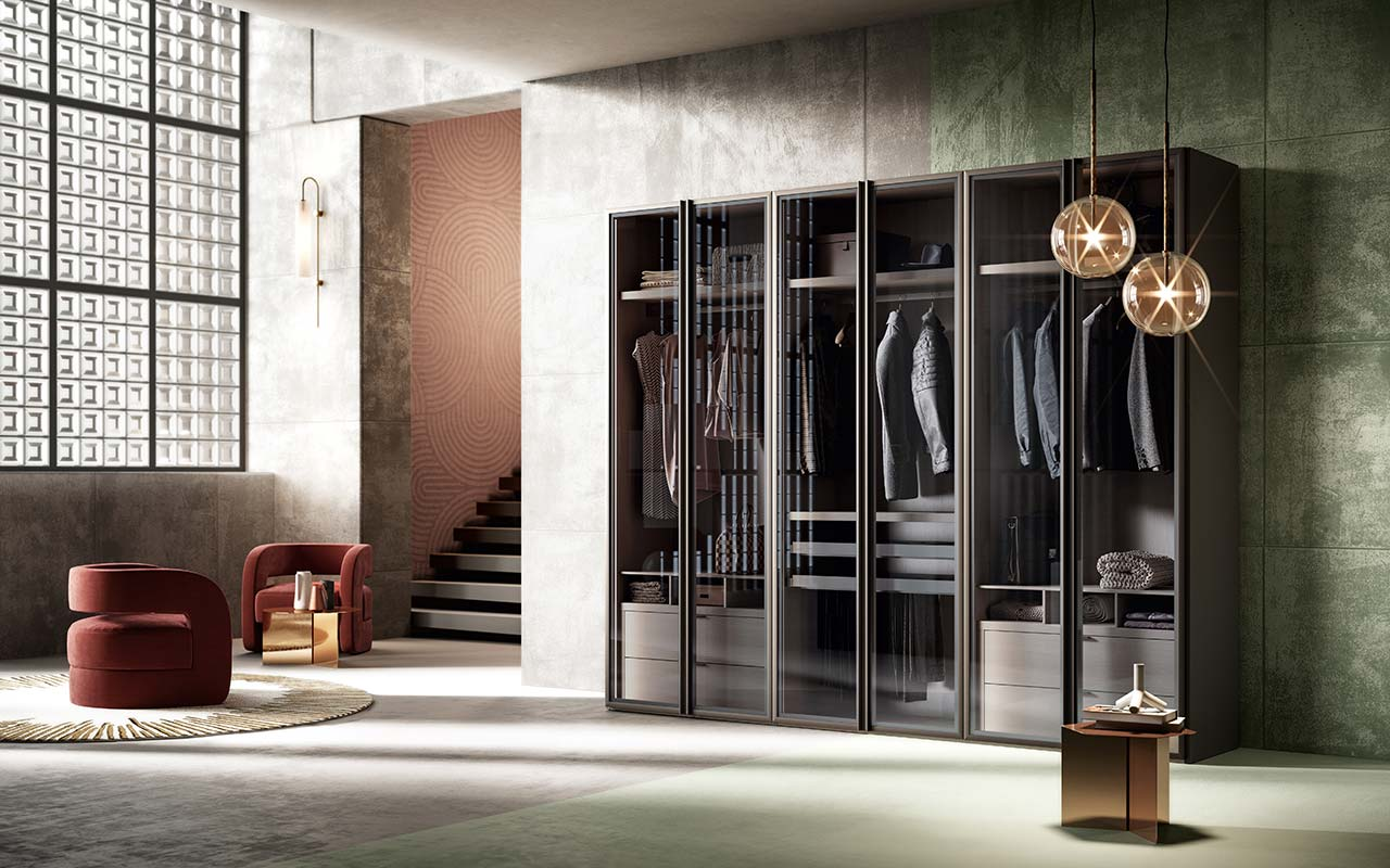 Smart closet organization - Pedini Miami