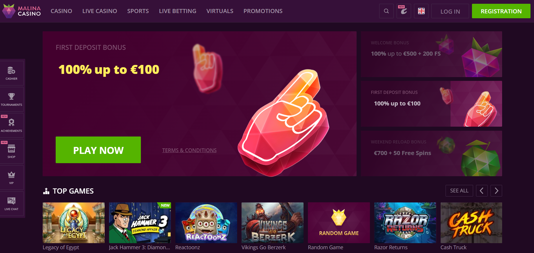 malina casino