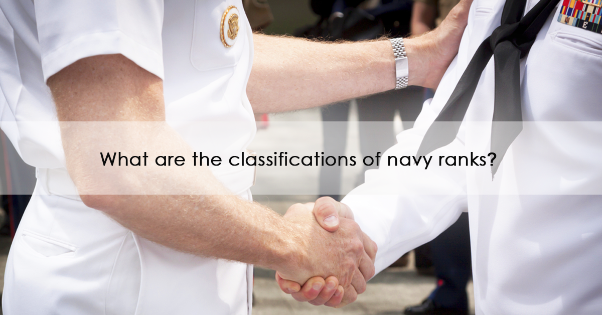 U.S. navy ranks classification