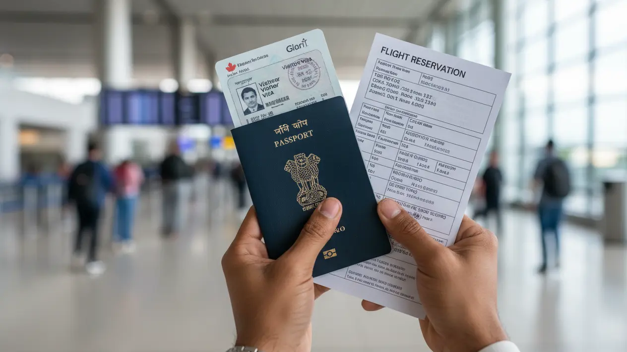 Airline check-in requiring dummy ticket as onward proof for Canada flight
