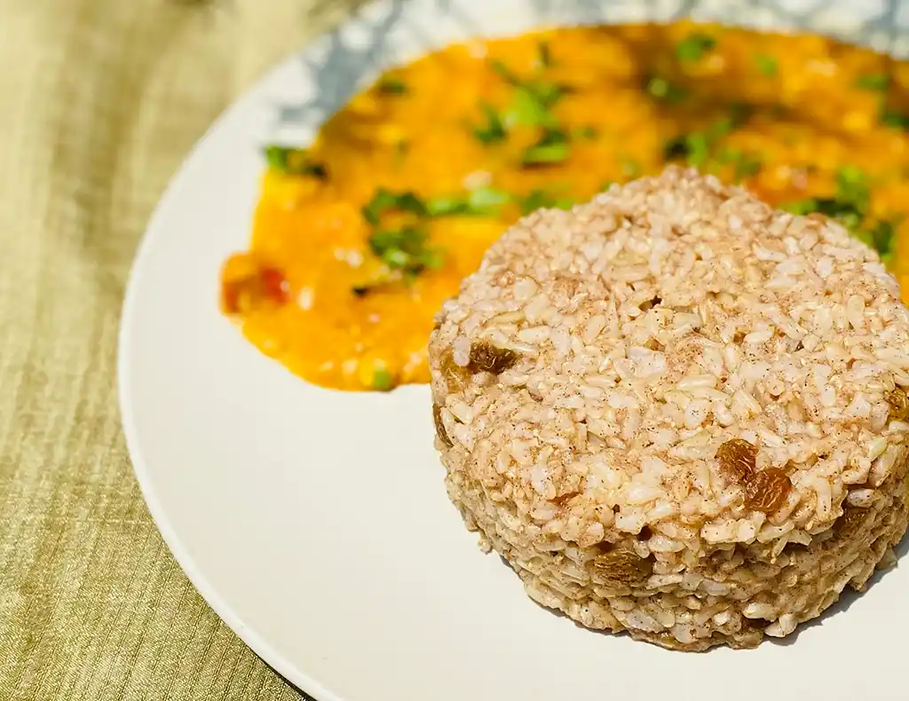Brown Rice with Dal (~280 Calories)