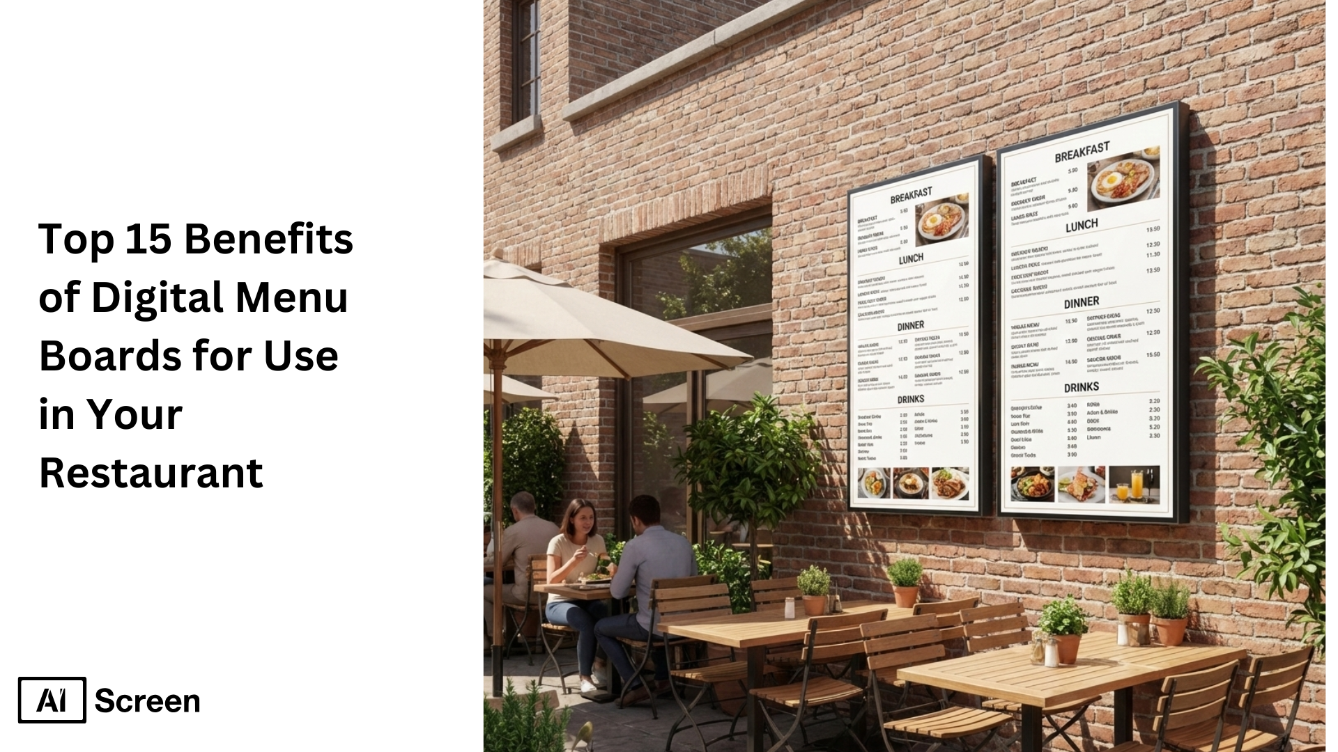 Top 15 Benefits of Digital Menu Boards for Use in Your Restaurant 1 key advantages of digital menu boards in restaurants