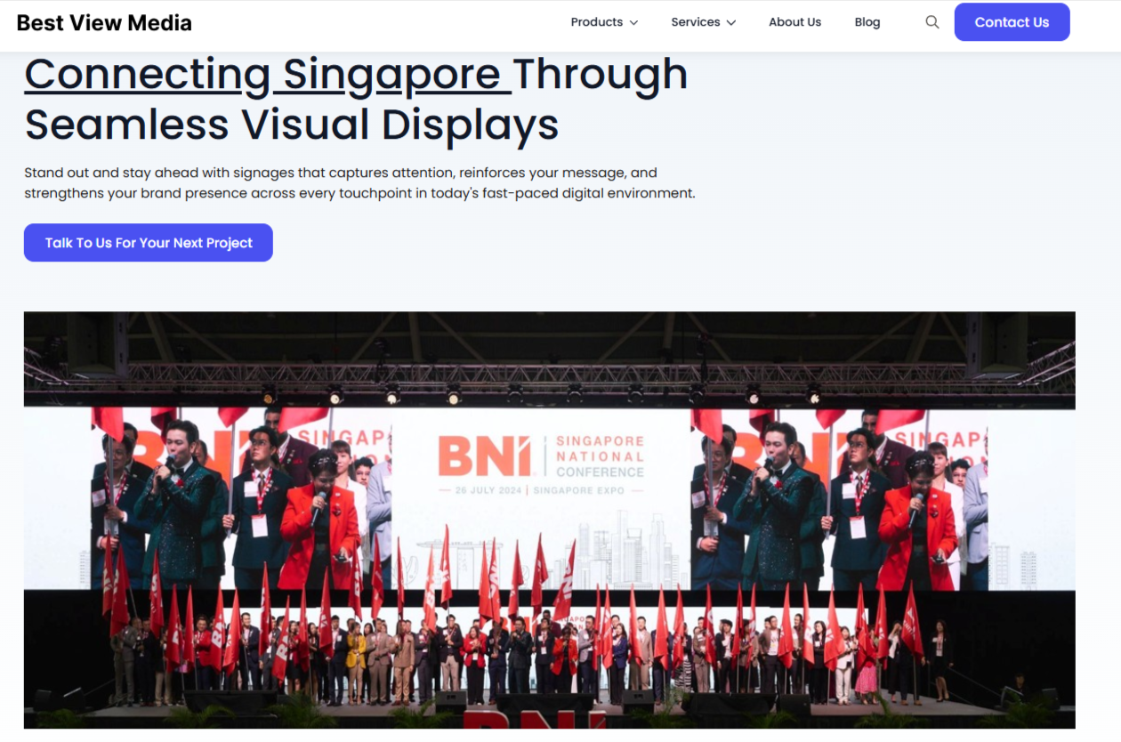 Best Digital Signage System Singapore Providers in 2026 7 Best View Media