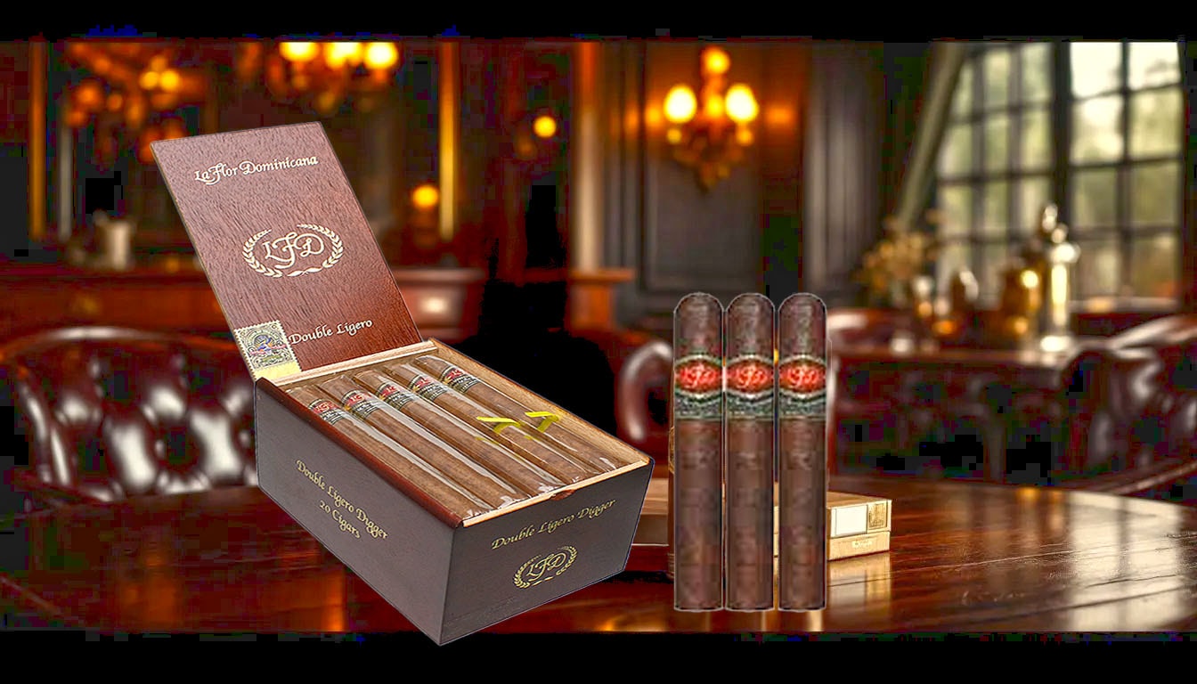 Various pack sizes of La Flor Dominicana Double Ligero cigars for sale.